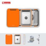 Chậu rửa bát inox KONOX R50 Tari 8047SU 1 hố - Ảnh 3