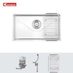 Chậu rửa bát inox KONOX Tari 800SM 1 hố - Ảnh 3