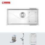 Chậu rửa bát inox KONOX Tari 870SM 1 hố - Ảnh 3