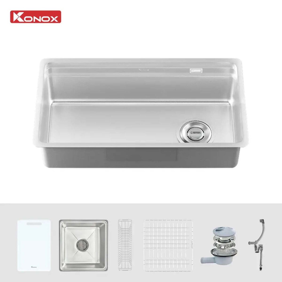 Chậu rửa bát inox KONOX Tari Smart 780 1 hố - Ảnh 2
