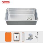 Chậu rửa bát inox KONOX Tari Smart 8047 1 hố - Ảnh 3