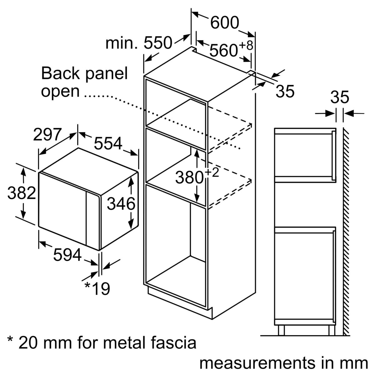 Lò vi sóng BOSCH BFL524MB2 serie 4 âm tủ - Ảnh 6