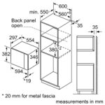Lò vi sóng BOSCH BFL524MB2 serie 4 âm tủ - Ảnh 6