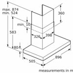 Máy hút mùi BOSCH DWA8BBA3AS 90cm chữ T serie 6 - Ảnh 2