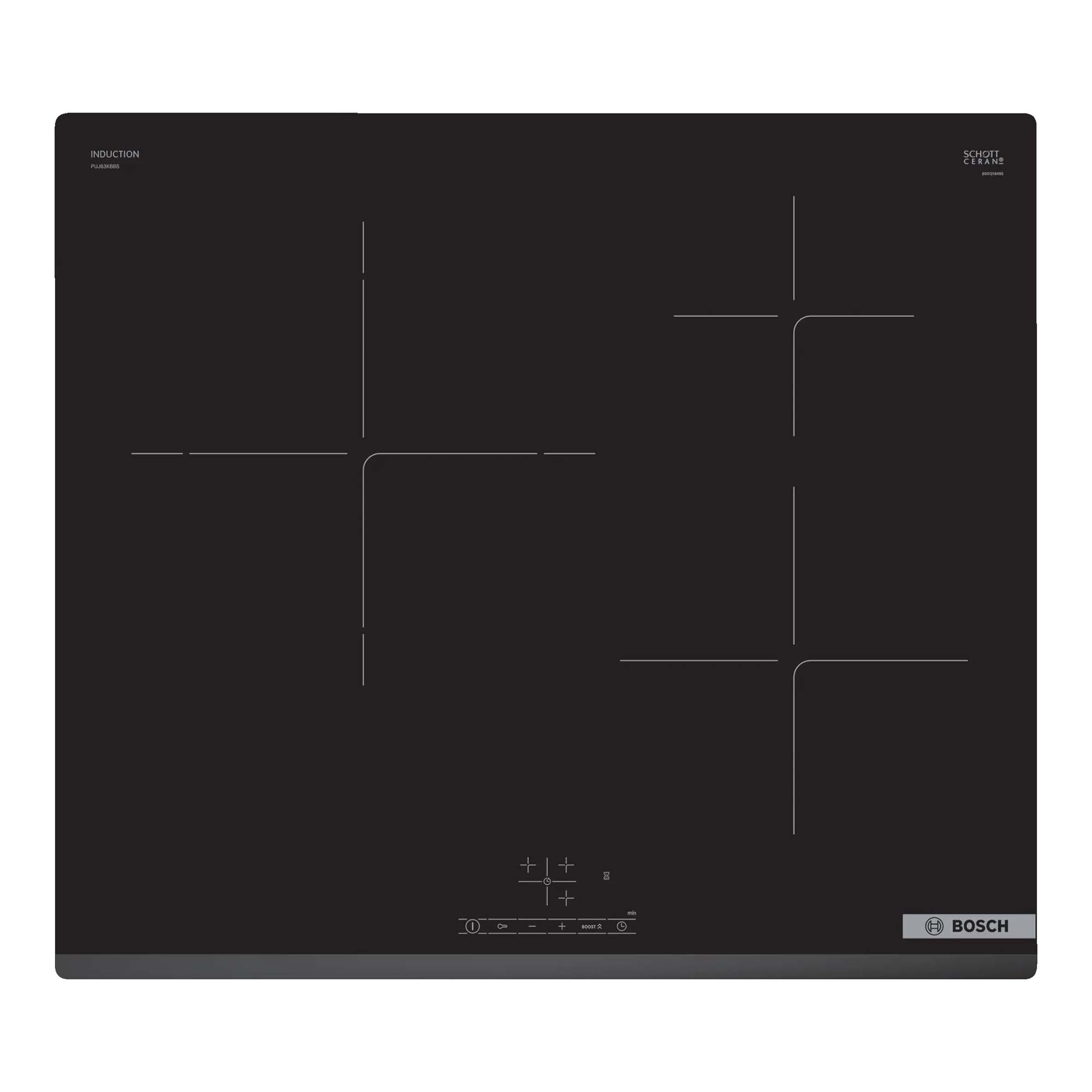 Bếp từ ba BOSCH PUJ63KBB5E serie 4