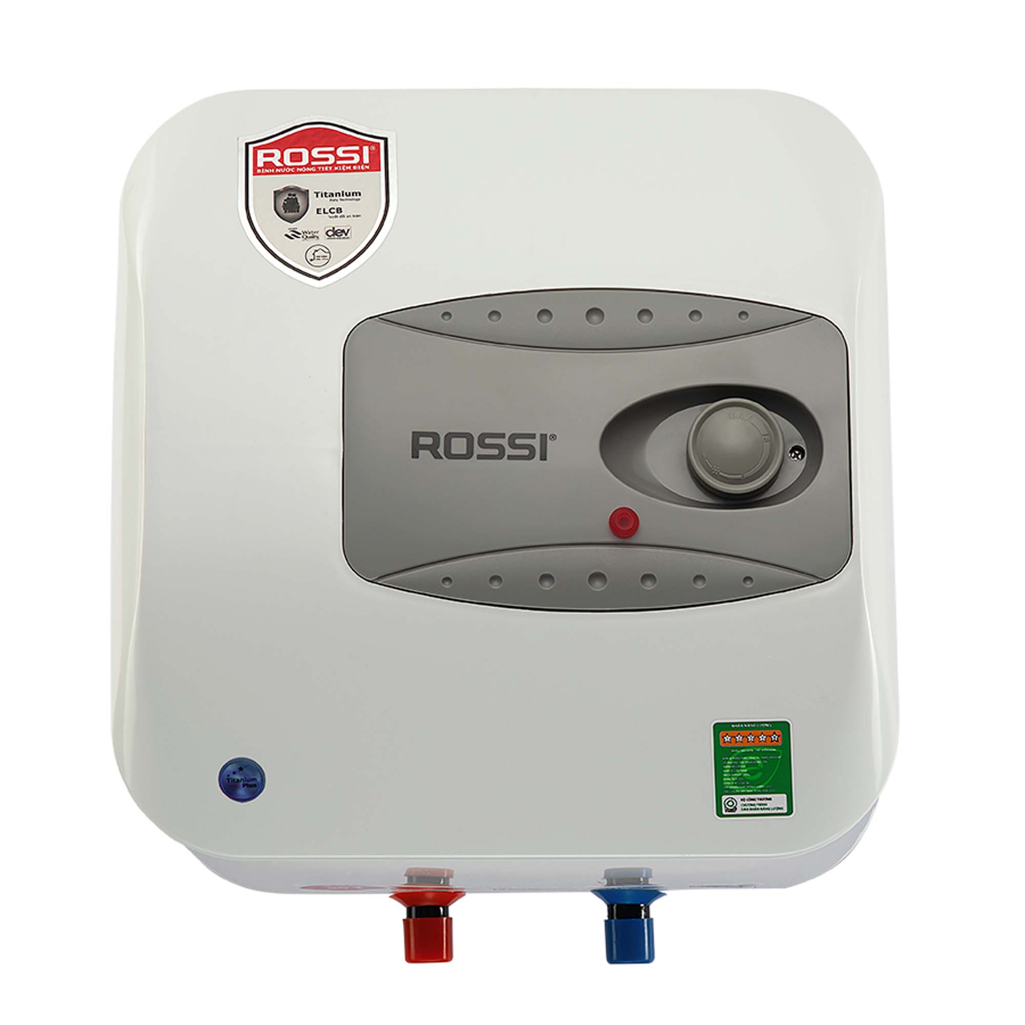 Bình nóng lạnh ROSSI 15 20 30 lít vuông RTI15SQ RTI20SQ RTI30SQ