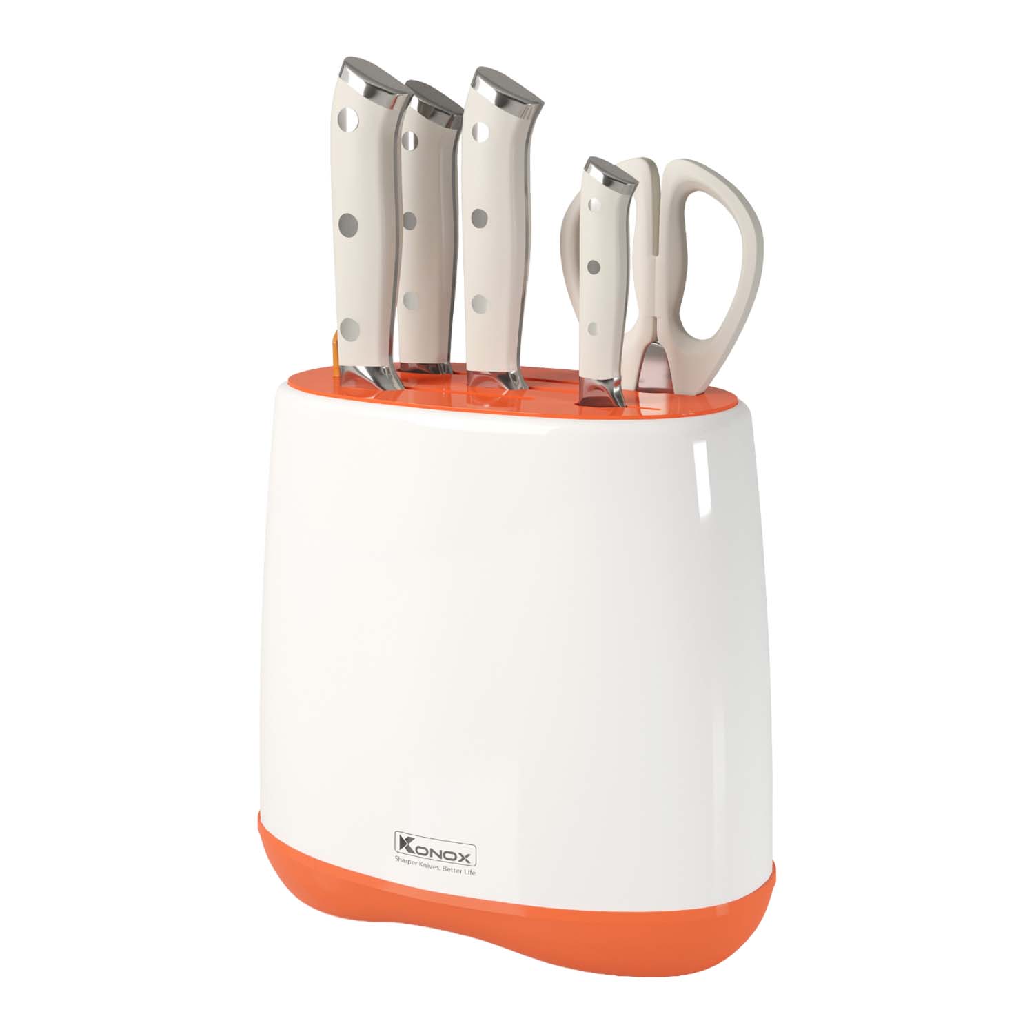 Bộ dao Konox Haper Orange 5 món