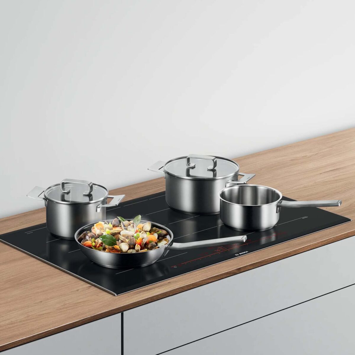 Bộ nồi BOSCH HEZ9SE040 4 món - Ảnh 4