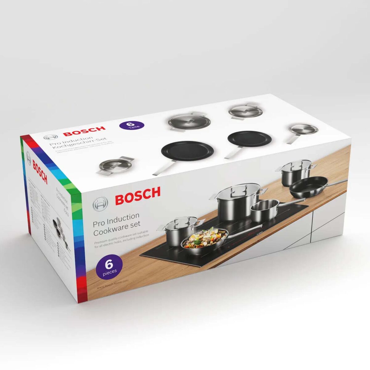 Bộ nồi BOSCH HEZ9SE060 6 món - Ảnh 4