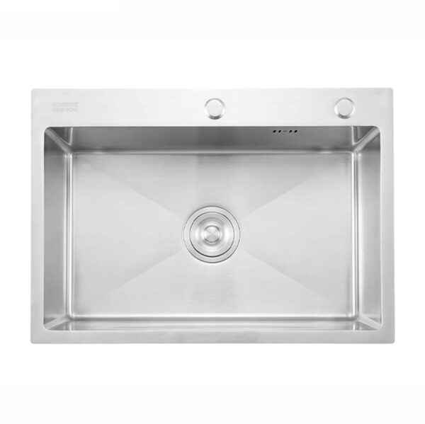 Chậu rửa bát inox CAESAR KSH01H060SX 1 hố