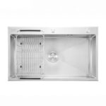Chậu rửa bát inox CAESAR KSH01H082SE 1 hố