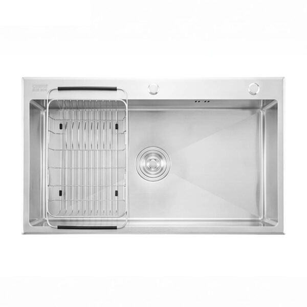 Chậu rửa bát inox CAESAR KSH01H082SE 1 hố