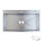 Chậu rửa bát inox CAESAR KSH01H082SX 1 hố