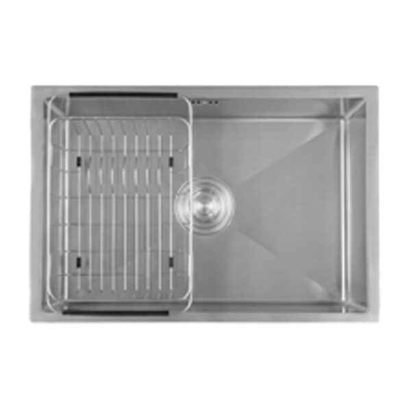 Chậu rửa bát inox CAESAR KSH11H060SX 1 hố