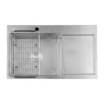 Chậu rửa bát inox CAESAR KSH21H082SX 1 hố