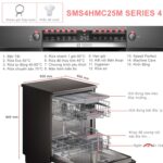 Máy rửa bát BOSCH SMS4HMC25M serie 4 độc lập