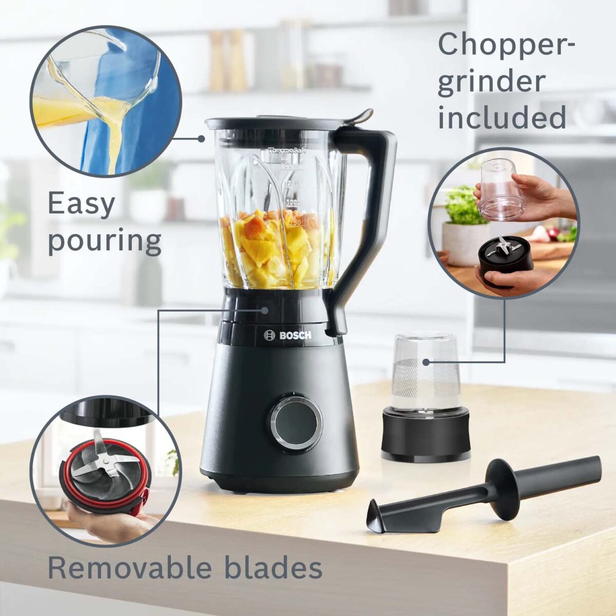 Máy xay sinh tố BOSCH MMB6176B - Ảnh 2