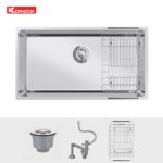 Chậu rửa bát inox KONOX STELO 780U 1 hố - Ảnh 3