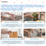 Vòi rửa bát CAESAR KP1035SA cảm ứng rút dây diệt khuẩn Plasma - Ảnh 20
