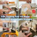 Vòi rửa bát CAESAR KP1035SA cảm ứng rút dây diệt khuẩn Plasma - Ảnh 22