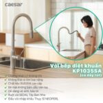 Vòi rửa bát CAESAR KP1035SA cảm ứng rút dây diệt khuẩn Plasma - Ảnh 25