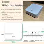 Vòi rửa bát CAESAR KP1035SA cảm ứng rút dây diệt khuẩn Plasma - Ảnh 26
