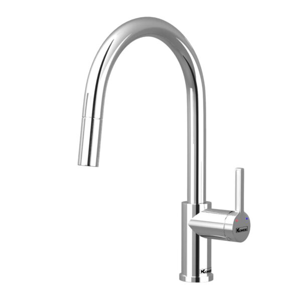 Vòi rửa bát KONOX Alto Smart Chrome nóng lạnh rút dây