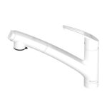 Vòi rửa bát KONOX Kira White nóng lạnh rút dây