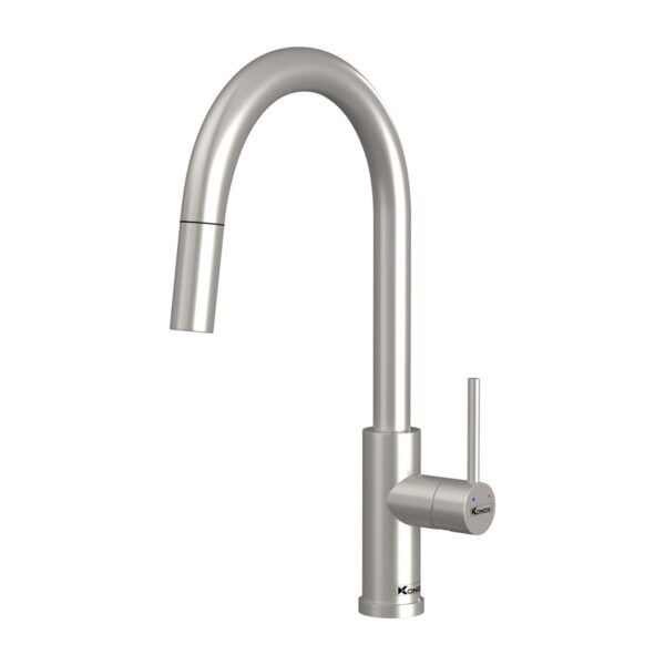 Vòi rửa bát KONOX Reno Smart nóng lạnh rút dây