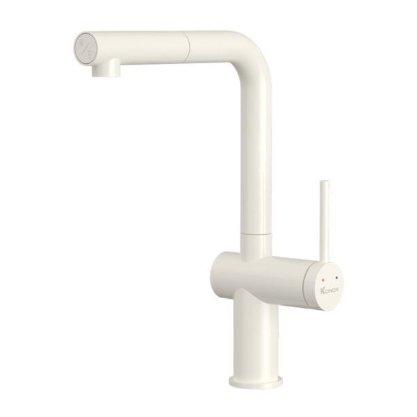 Vòi rửa bát KONOX Stream Smart Nude nóng lạnh rút dây