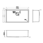 Chậu rửa bát inox KONOX STELO 780U 1 hố - Ảnh 2
