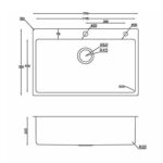 Chậu rửa bát inox KONOX STELO 790 1 hố - Ảnh 2