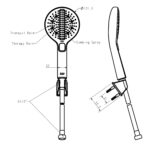 Tay sen tắm AMERICAN STANDARD WF-5122MB WF-5122BHG WF-5122HG WF-5122CS WF-5122WS - Ảnh 2