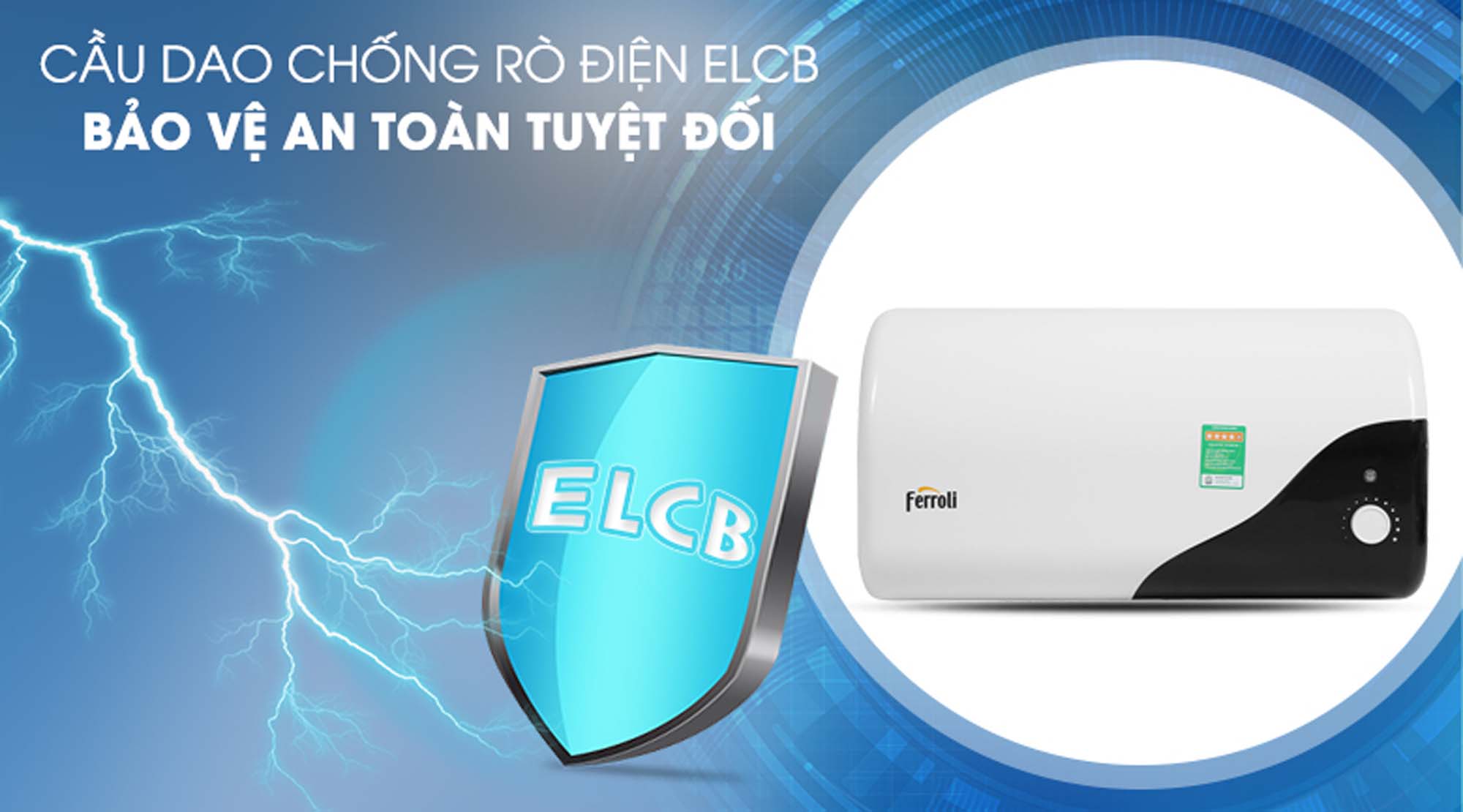 Bình nóng lạnh FERROLI MIDO DE 30L lít ngang 8 chong giat elcb Binh nong lanh FERROLI MIDO DE 30L lit ngang