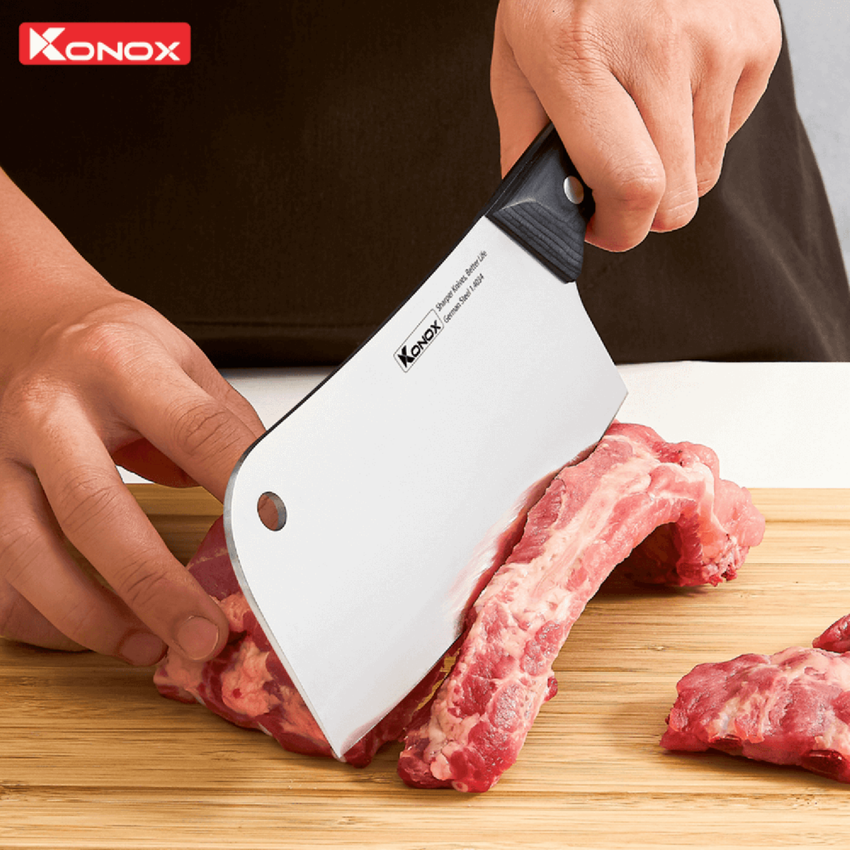Dao Konox Bront Cleaver 7″ - Ảnh 3