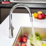 Vòi rửa bát KONOX Alto Smart Chrome nóng lạnh rút dây - Ảnh 6