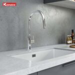 Vòi rửa bát KONOX Lasi Chrome nóng lạnh rút dây - Ảnh 4