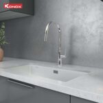 Vòi rửa bát KONOX Lasi Chrome nóng lạnh rút dây - Ảnh 5