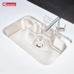 Vòi rửa bát KONOX Lumo Smart Chrome nóng lạnh rút dây - Ảnh 4
