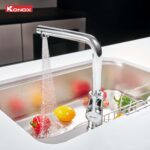 Vòi rửa bát KONOX Lumo Smart Chrome nóng lạnh rút dây - Ảnh 5
