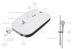 Máy nước nóng trực tiếp Ferroli MIDO MSP 4.5S có bơm 4500w - Ảnh 3