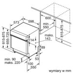 Máy rửa bát BOSCH SMI6ECS10E serie 6 bán âm - Ảnh 2