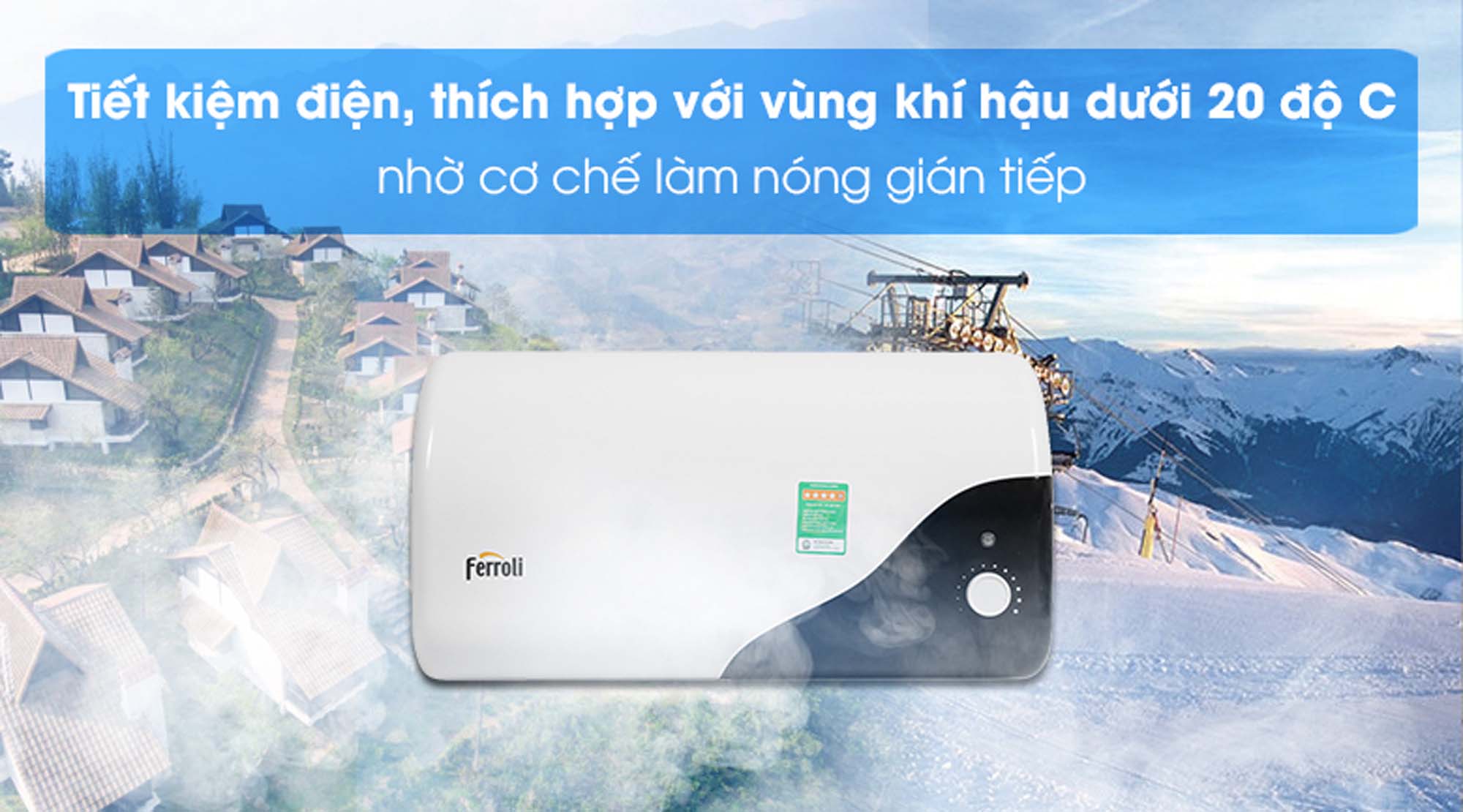 Bình nóng lạnh FERROLI MIDO DE 30L lít ngang 3 lam nong gian tiep Binh nong lanh FERROLI MIDO DE 30L lit ngang