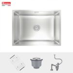 Chậu rửa bát inox KONOX KN6044SU Dekor 1 hố - Ảnh 3