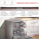 Máy rửa bát BOSCH SMS8ZDI86M serie 8 độc lập - Ảnh 2