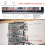 Máy rửa bát BOSCH SMV8ZDX86M serie 8 âm tủ - Ảnh 2
