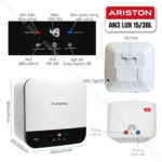 Bình nóng lạnh ARISTON AN3 LUX 30 lít vuông (andris3) - Ảnh 2