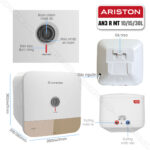Bình nóng lạnh ARISTON AN3 R MT 15 lít vuông (andris3) - Ảnh 2