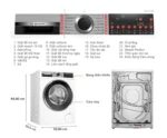 Máy giặt BOSCH WGG25400SG serie 6 10kg - Ảnh 2