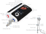Máy nước nóng trực tiếp ROSSI RIS-450 RE không bơm 4500w - Ảnh 2